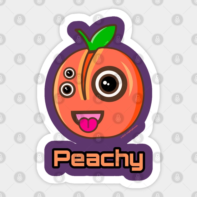 Peachy Sticker by LaughingGremlin